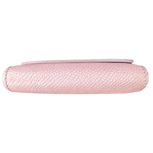 CELINE Grained Calfskin Tri-Fold Wallet W/ COA - Picture 6 of 13